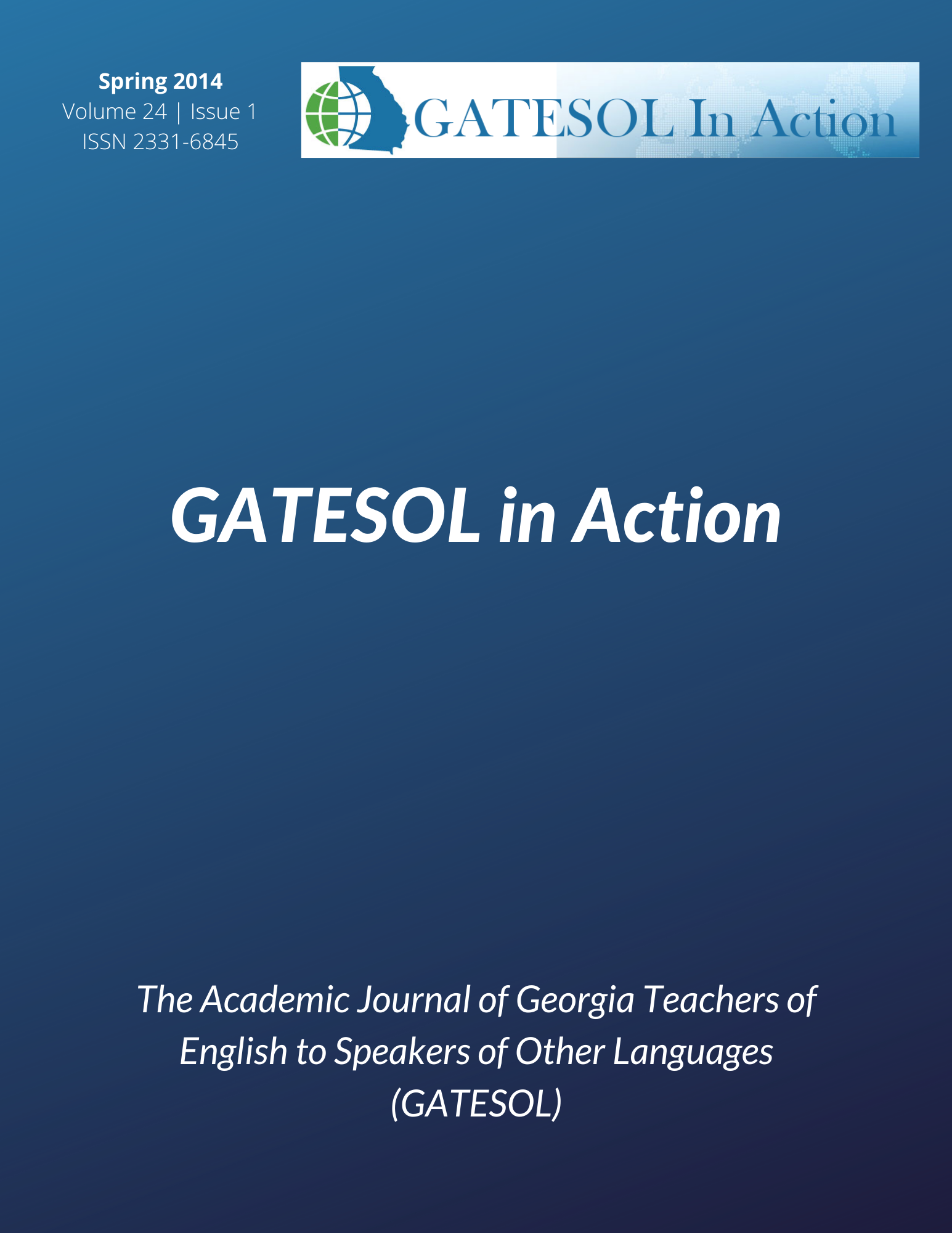 GATESOL in Action (Spring 2014, Volume 24, Issue 1)